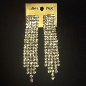 Artificial Diamond Earrings (Antique)